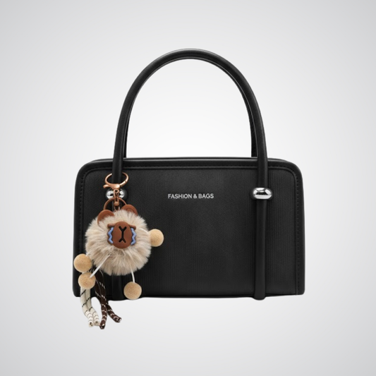 Premium Textured Handbag - Black