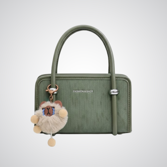 Premium Textured Handbag - Green
