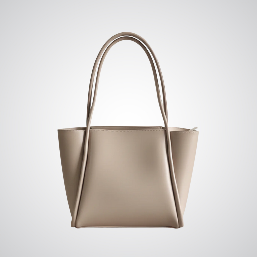 Pyramid Tote - Beige