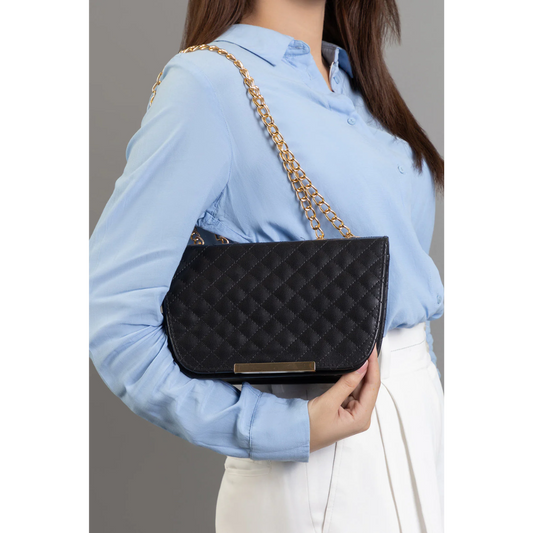 Quilted Bag - Black