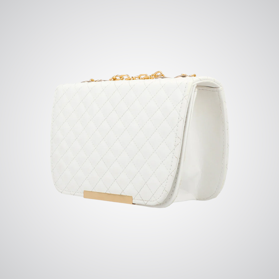 Quilted Bag - White
