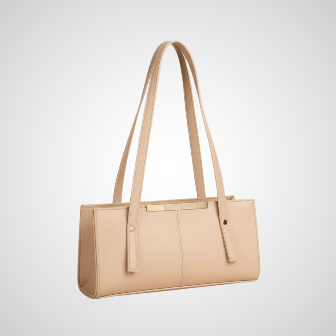 Rectangular Tote - Beige