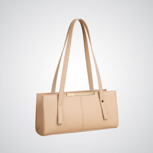 Rectangular Tote - Beige