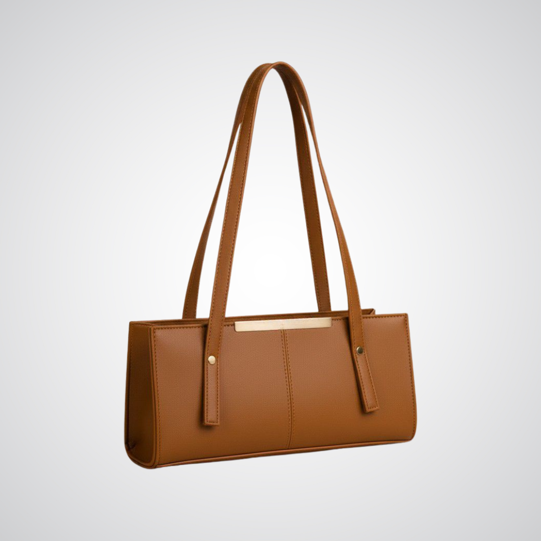 Rectangular Tote - Brown