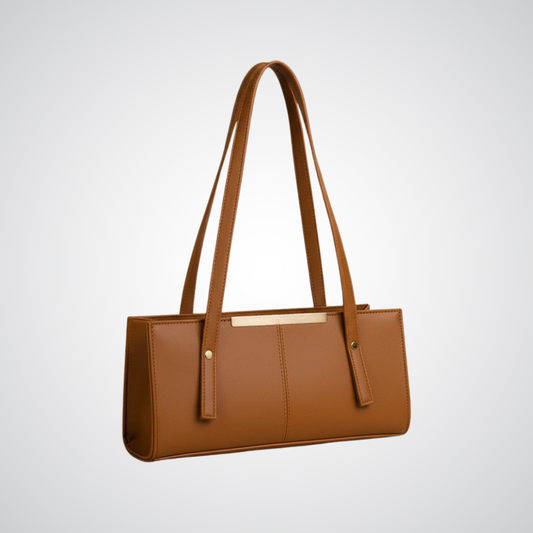 Rectangular Tote - Brown