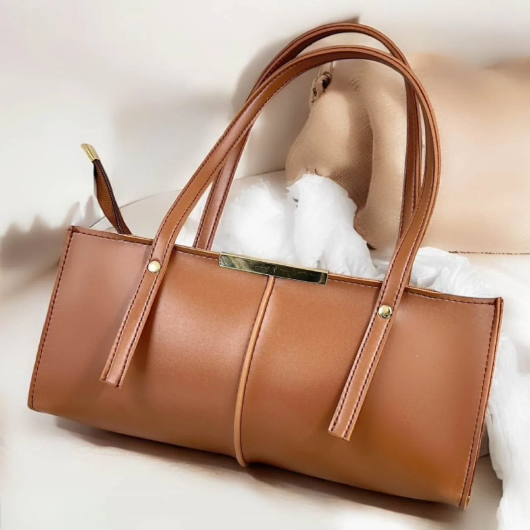 Rectangular Tote - Brown