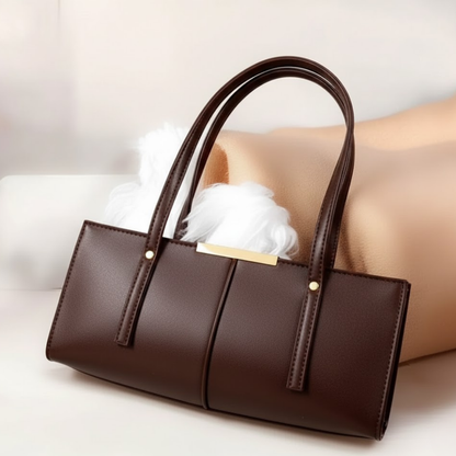 Rectangular Tote - Dark Brown