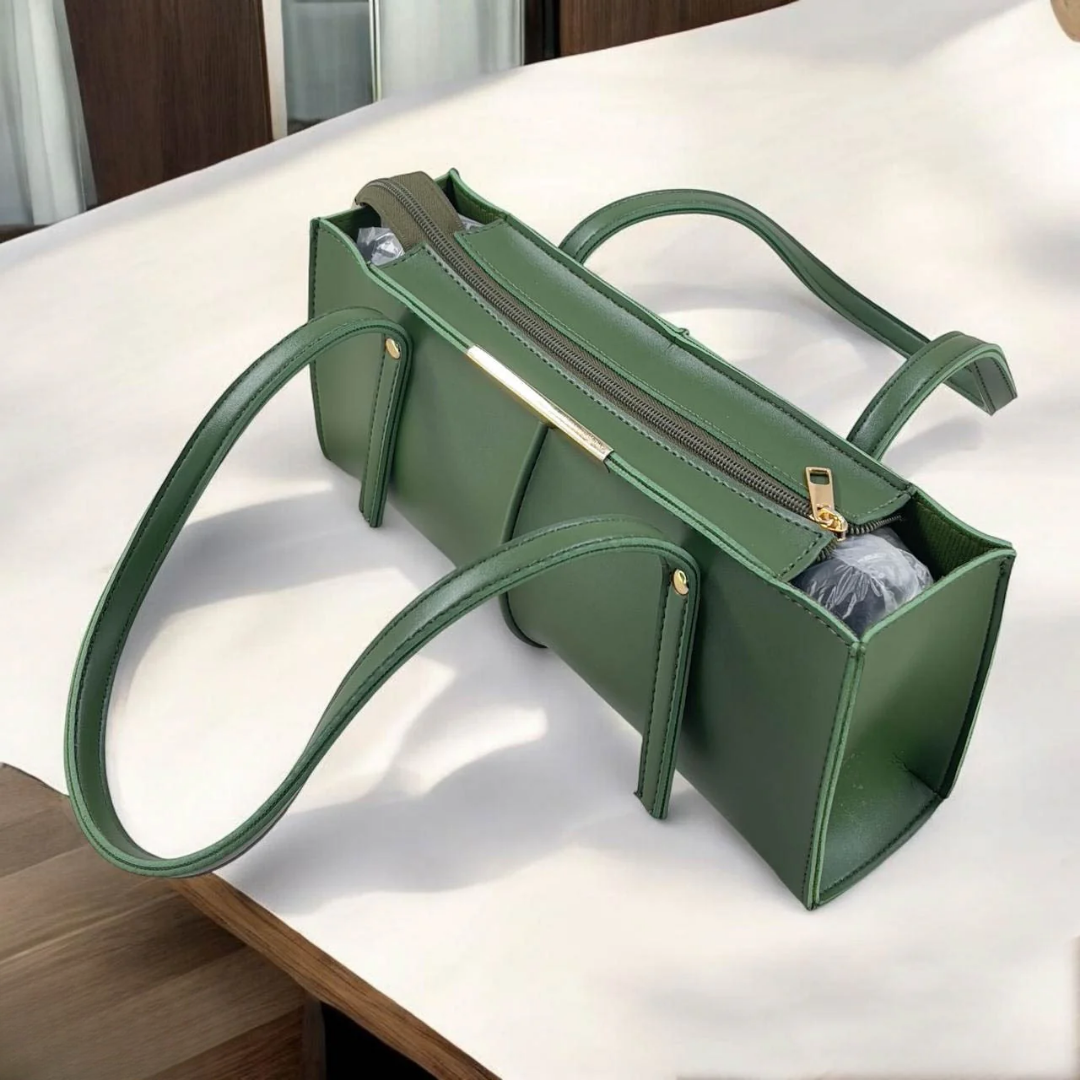 Rectangular Tote - Dark Green