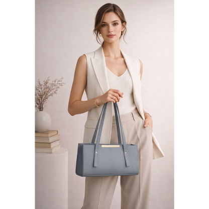 Rectangular Tote - Grey