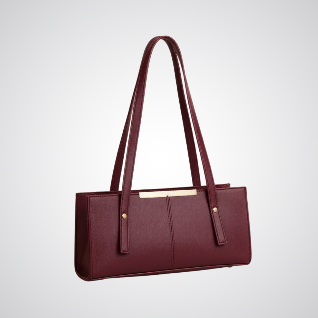 Rectangular Tote - Maroon