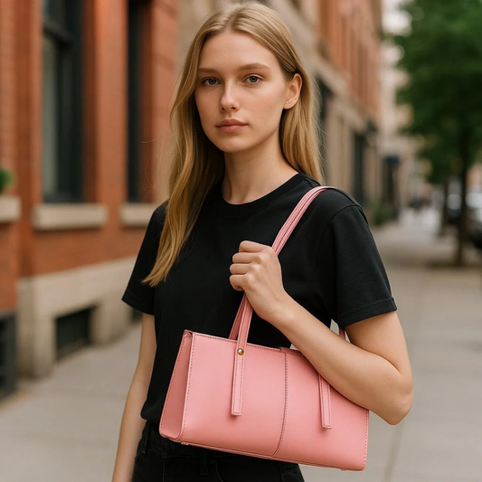 Rectangular Tote - Pink