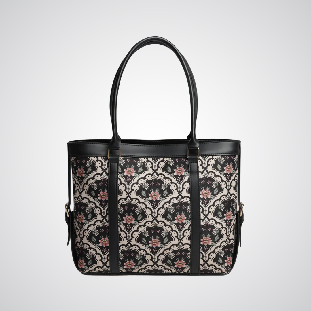 Twilight Strap Canvas Tote - Black