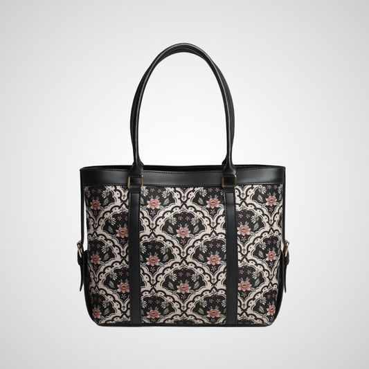 Twilight Strap Canvas Tote - Black