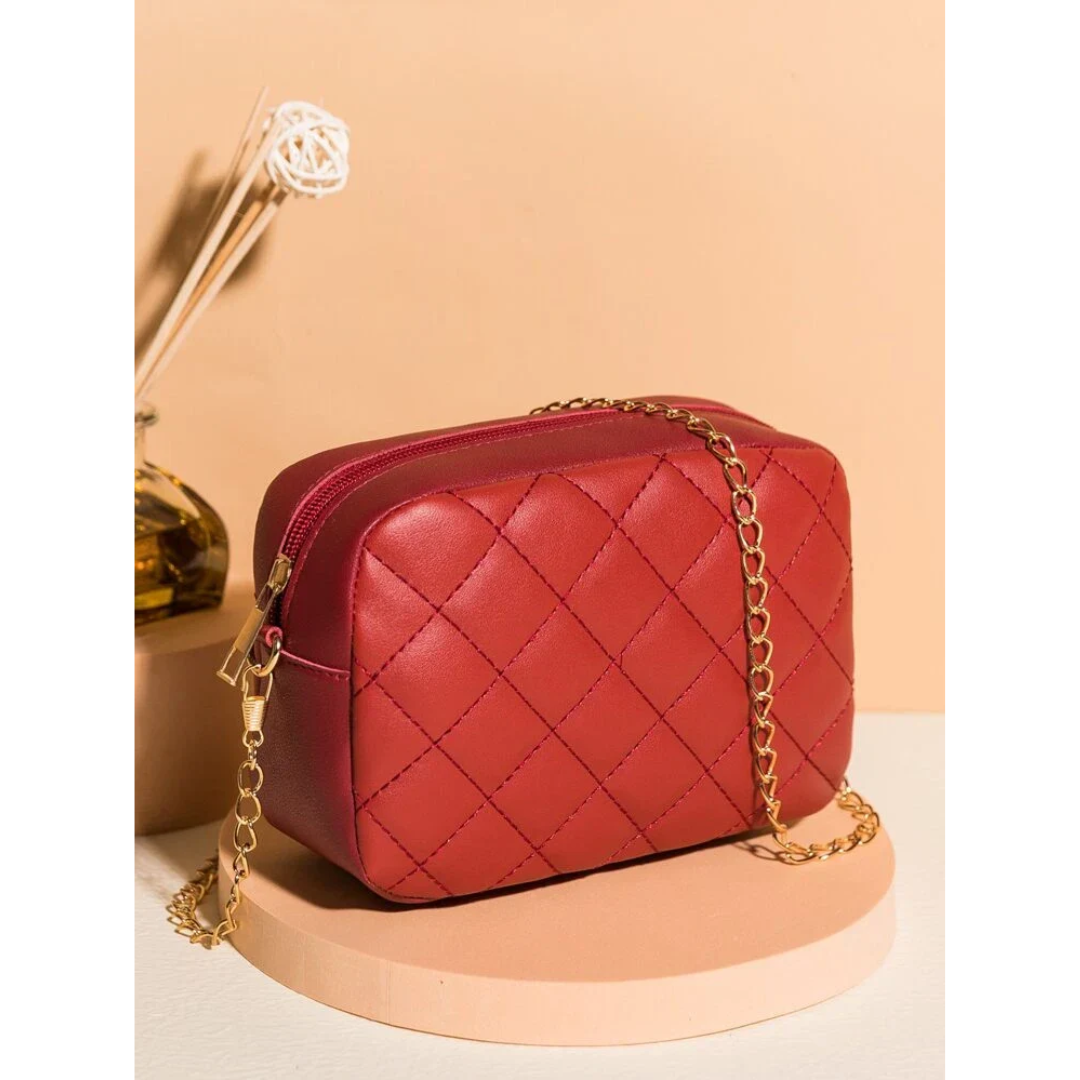 Urban Chic Crossbody - Maroon